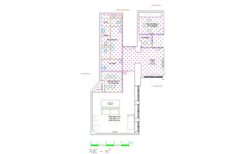 Location de bureau de 640 m² à Paris 10 - 75010 plan - 1