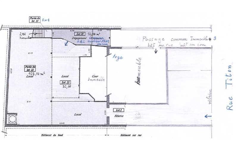 Location de bureau de 241 m² à Paris 11 - 75011 plan - 1