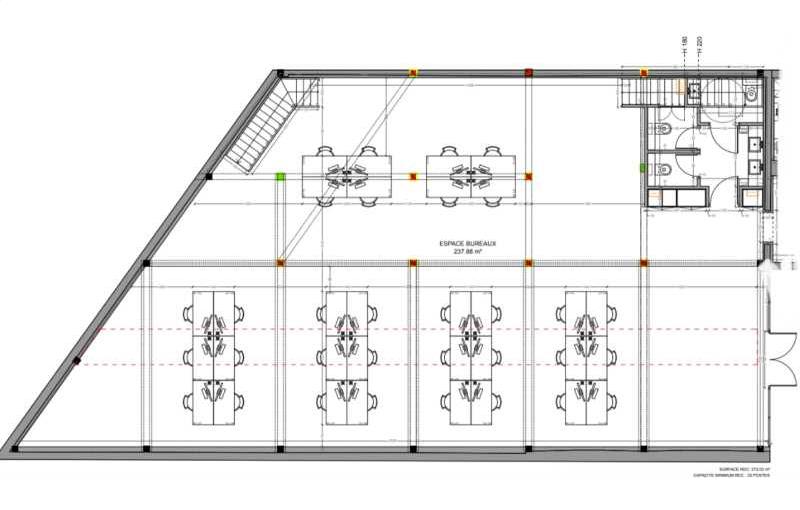 Location de bureau de 389 m² à Paris 11 - 75011 plan - 1