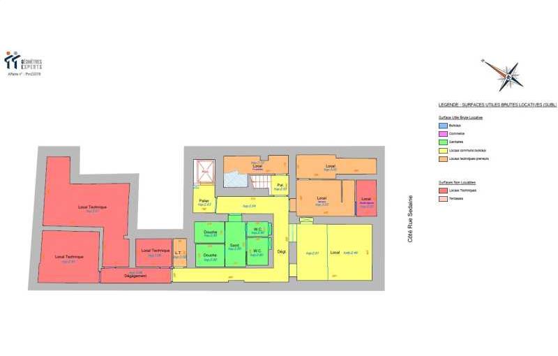 Location de bureau de 924 m² à Paris 11 - 75011 plan - 1