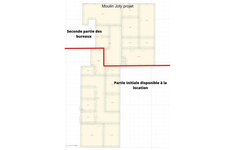 Location de bureau de 200 m² à Paris 11 - 75011 plan - 1