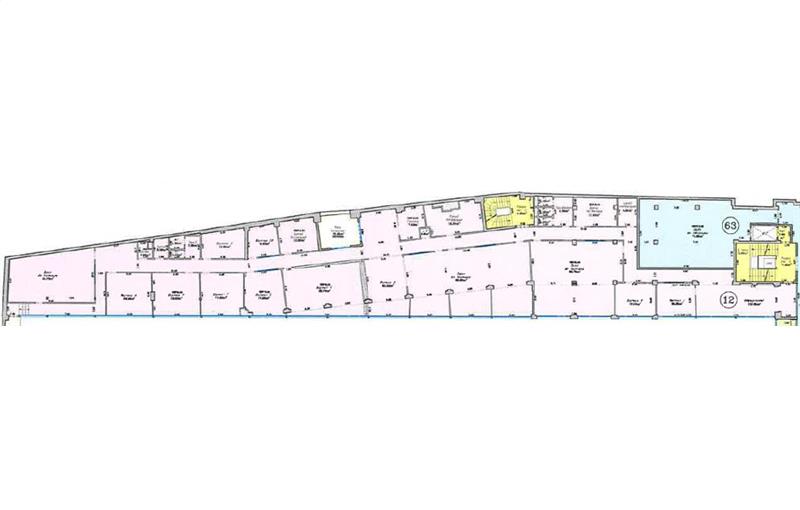 Location de bureau de 595 m² à Paris 11 - 75011 plan - 1