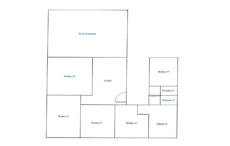 Location de bureau de 364 m² à Paris 13 - 75013 plan - 1