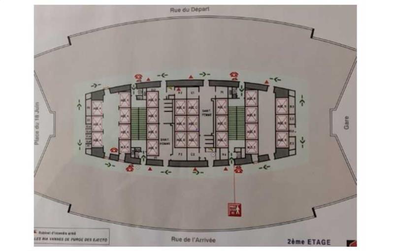 Location de bureau de 1 600 m² à Paris 15 - 75015 plan - 1