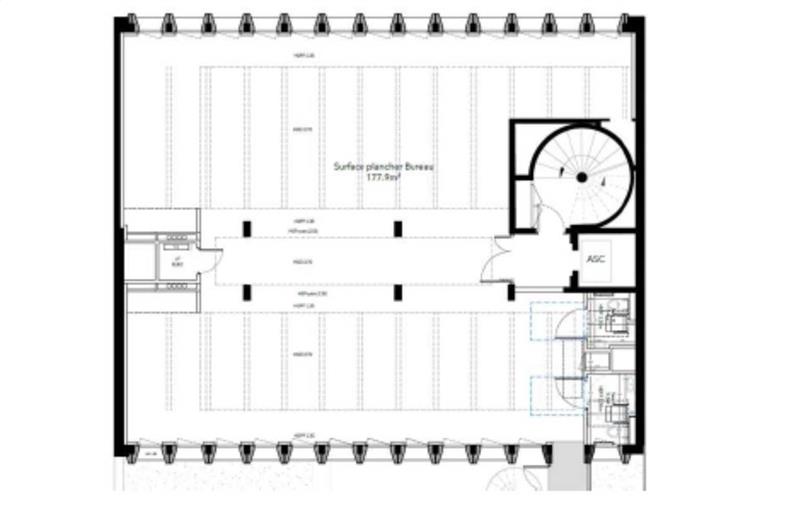 Location de bureau de 1 065 m² à Paris 15 - 75015 plan - 1