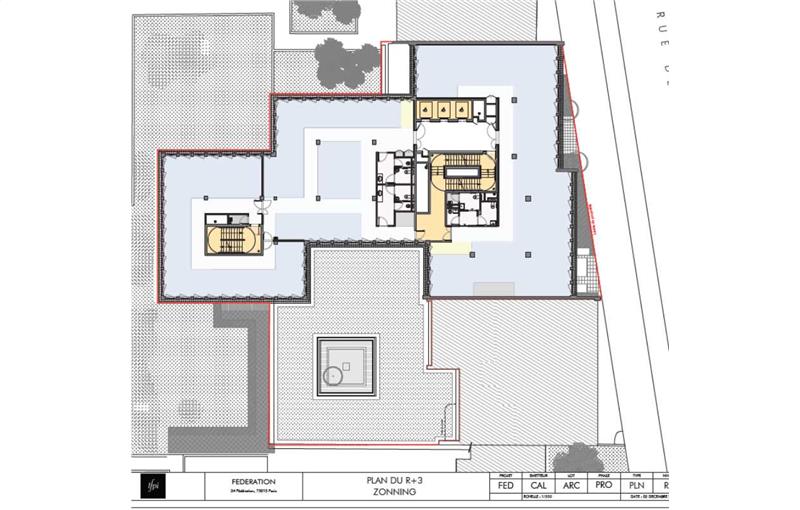 Location de bureau de 2 694 m² à Paris 15 - 75015 plan - 1