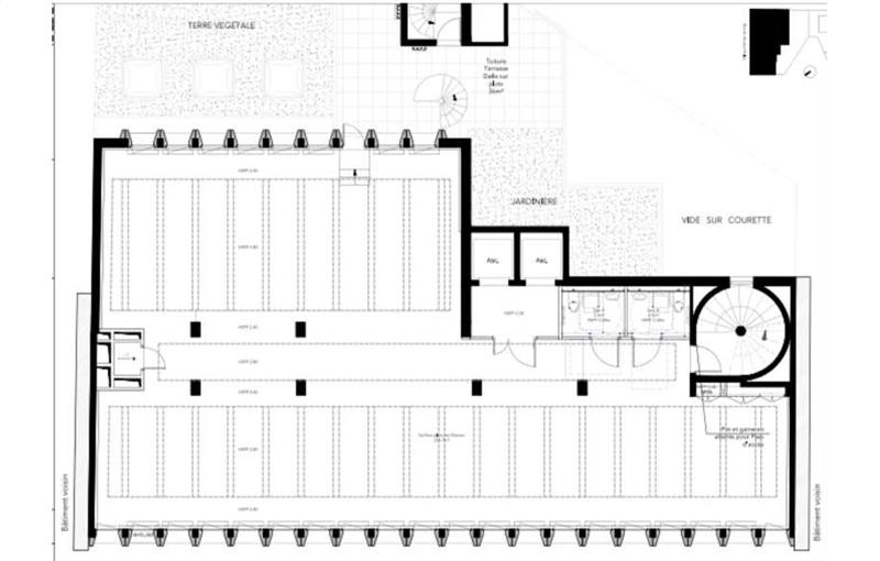 Location de bureau de 1 297 m² à Paris 15 - 75015 plan - 1