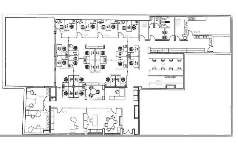 Location de bureau de 470 m² à Paris 15 - 75015 plan - 1