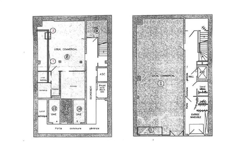 Location de bureau de 141 m² à Paris 15 - 75015 plan - 1