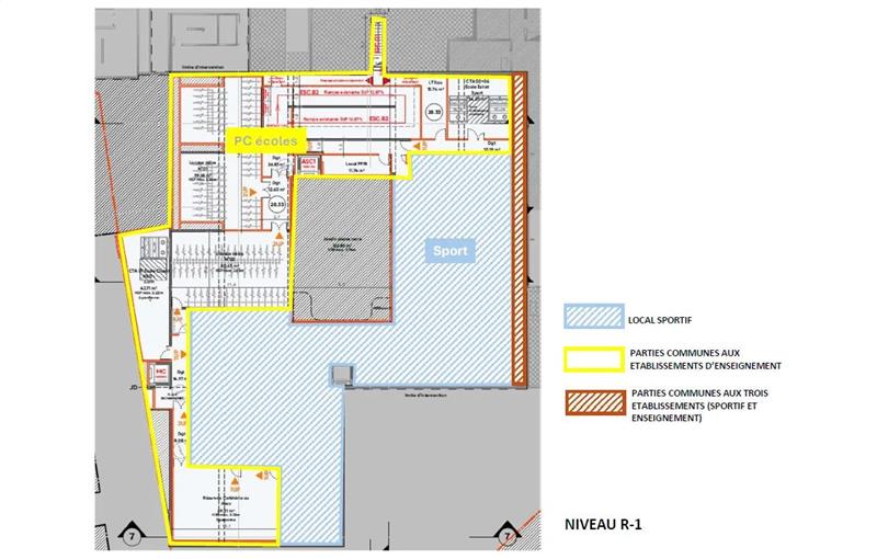 Location de bureau de 2 700 m² à Paris 15 - 75015 plan - 1