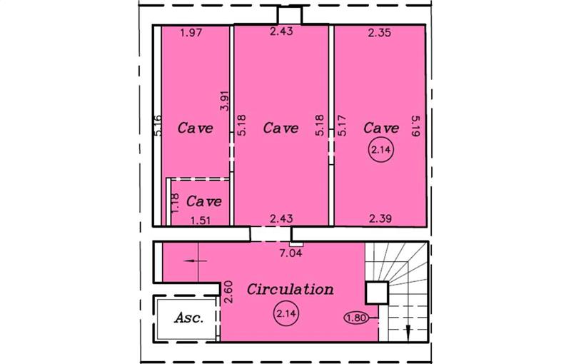 Location de bureau de 386 m² à Paris 16 - 75016 plan - 1