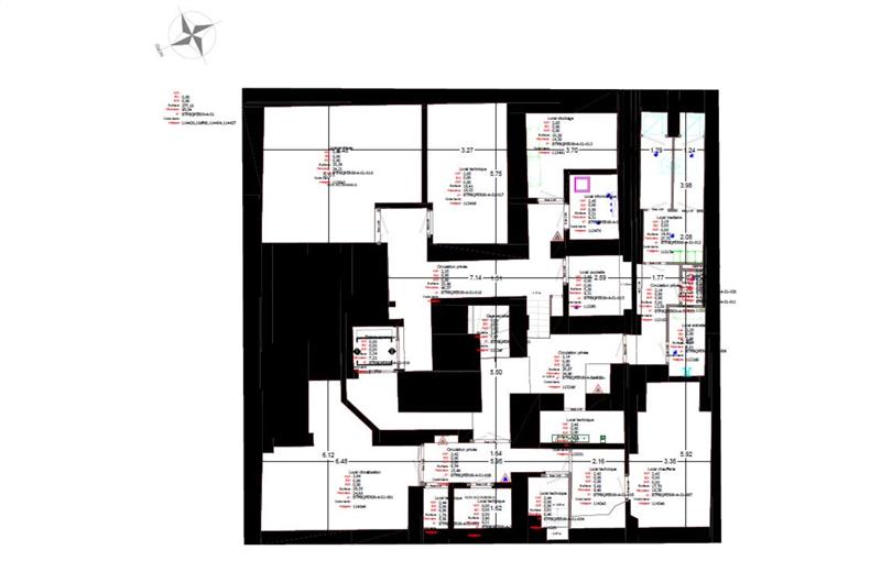 Location de bureau de 1 904 m² à Paris 16 - 75016 plan - 1