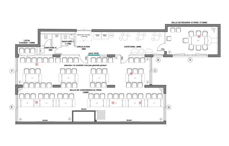 Location de bureau de 189 m² à Paris 16 - 75016 plan - 1