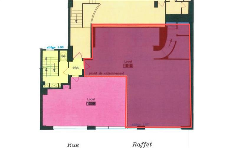 Location de bureau de 105 m² à Paris 16 - 75016 plan - 1