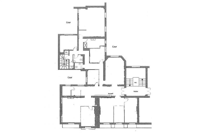 Location de bureau de 280 m² à Paris 17 - 75017 plan - 1