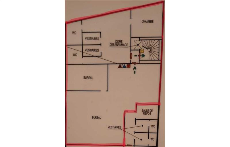 Location de bureau de 142 m² à Paris 17 - 75017 plan - 1