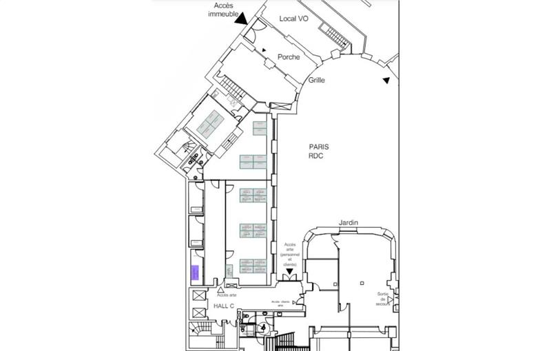 Location de bureau de 237 m² à Paris 2 - 75002 plan - 1