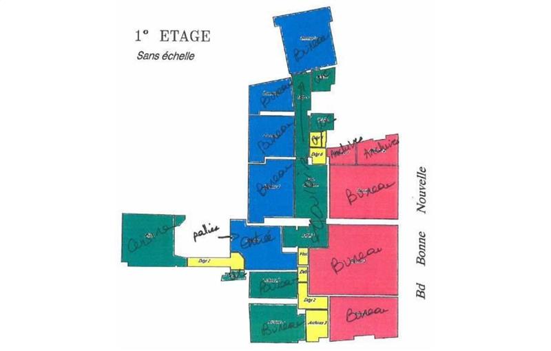 Location de bureau de 270 m² à Paris 2 - 75002 plan - 1