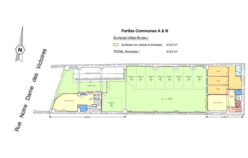 Location de bureau de 391 m² à Paris 2 - 75002 plan - 1