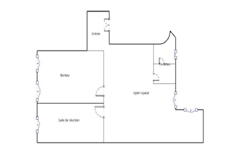 Location de bureau de 85 m² à Paris 2 - 75002 plan - 1