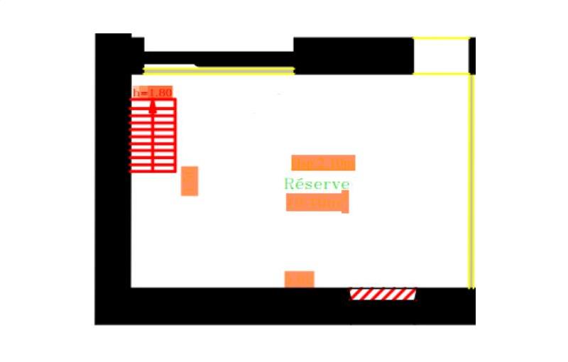 Location de bureau de 72 m² à Paris 20 - 75020 plan - 1