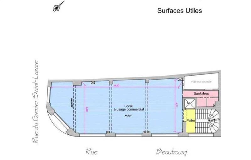 Location de bureau de 115 m² à Paris 3 - 75003 plan - 1