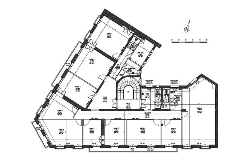 Location de bureau de 260 m² à Paris 3 - 75003 plan - 1