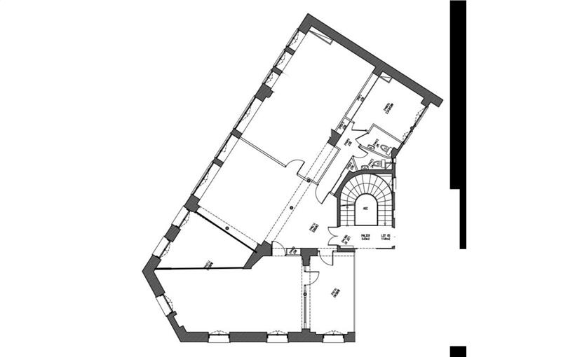 Location de bureau de 170 m² à Paris 3 - 75003 plan - 1