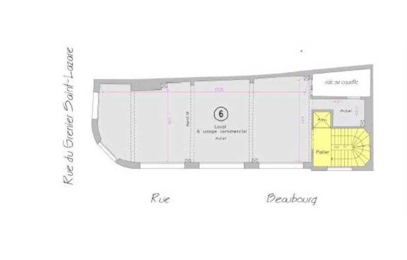 Location de bureau de 92 m² à Paris 3 - 75003 plan - 1