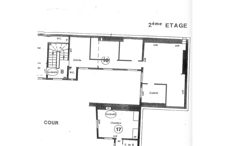 Location de bureau de 68 m² à Paris 3 - 75003 plan - 1