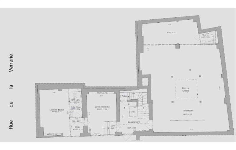 Location de bureau de 1 325 m² à Paris 4 - 75004 plan - 1