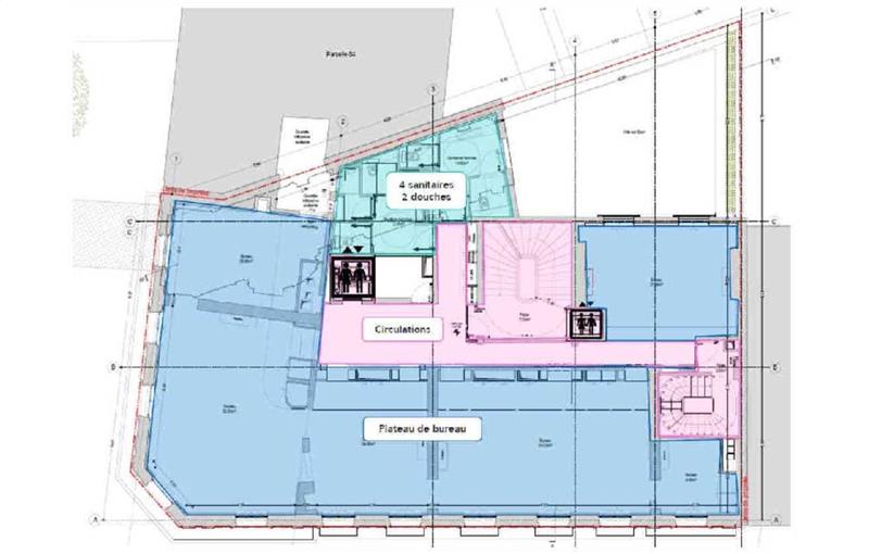 Location de bureau de 2 200 m² à Paris 7 - 75007 plan - 1