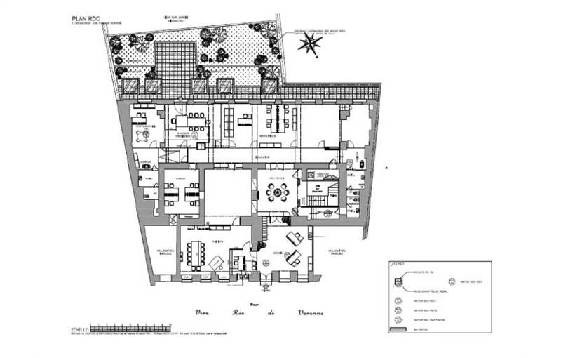 Location de bureau de 859 m² à Paris 7 - 75007 plan - 1