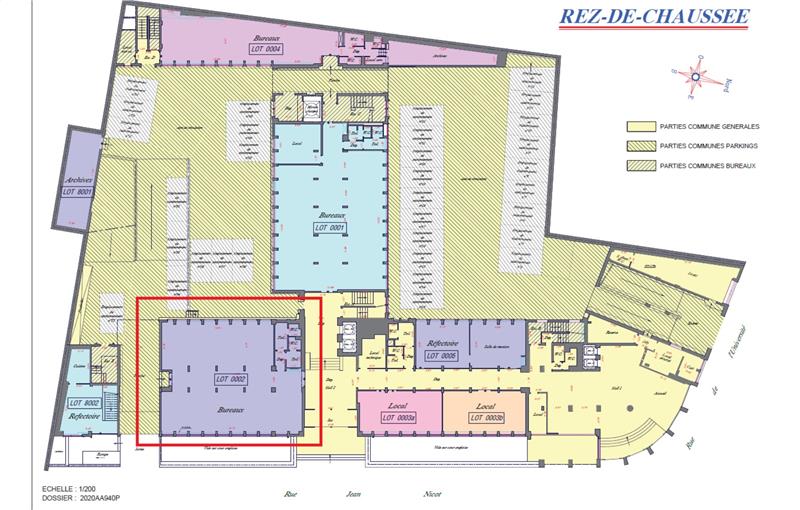 Location de bureau de 205 m² à Paris 7 - 75007 plan - 1