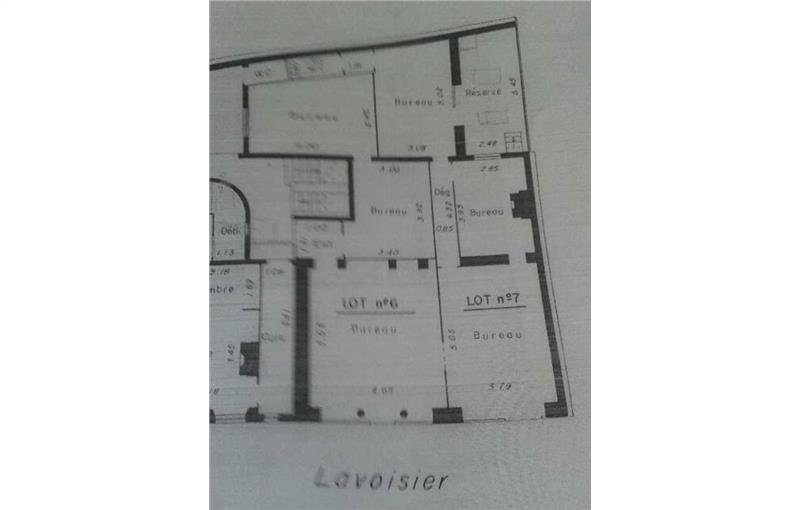 Location de bureau de 140 m² à Paris 8 - 75008 plan - 1