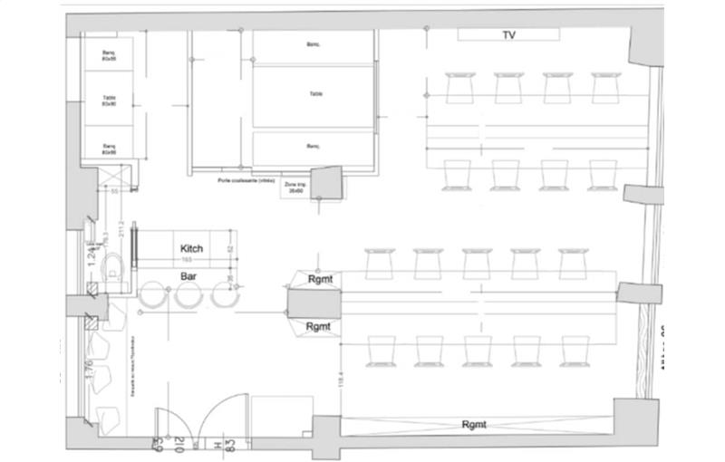 Location de bureau de 75 m² à Paris 8 - 75008 plan - 1