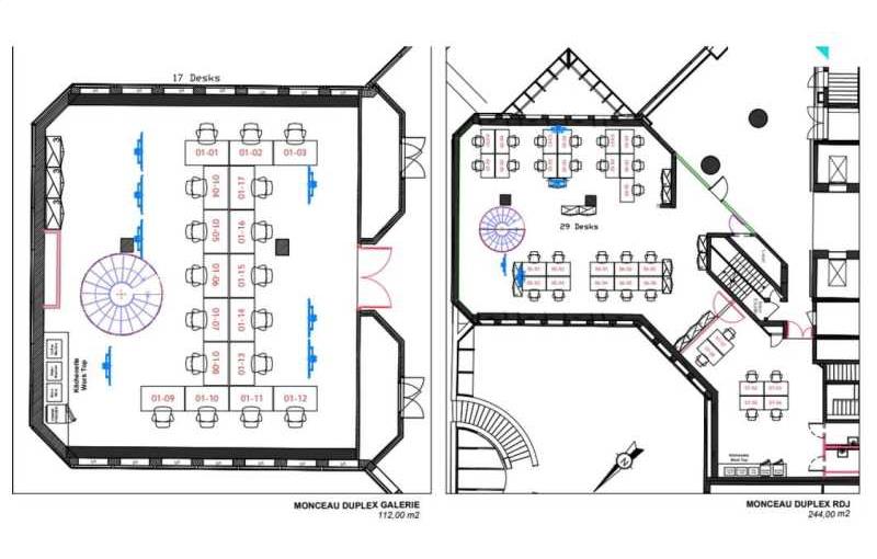 Location de bureau de 409 m² à Paris 8 - 75008 plan - 1