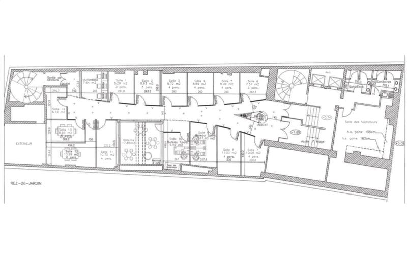 Location de bureau de 792 m² à Paris 8 - 75008 plan - 1