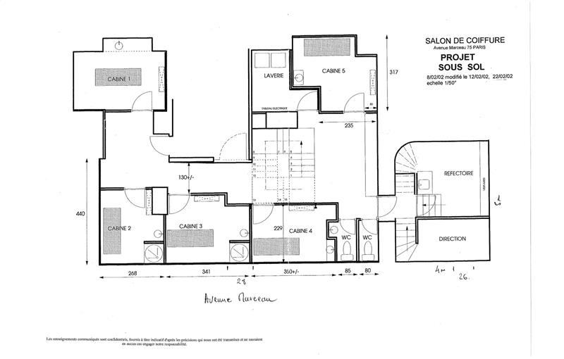 Location de bureau de 222 m² à Paris 8 - 75008 plan - 1