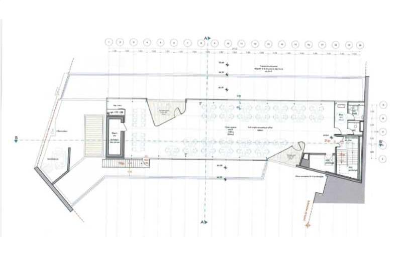 Location de bureau de 236 m² à Paris 8 - 75008 plan - 1