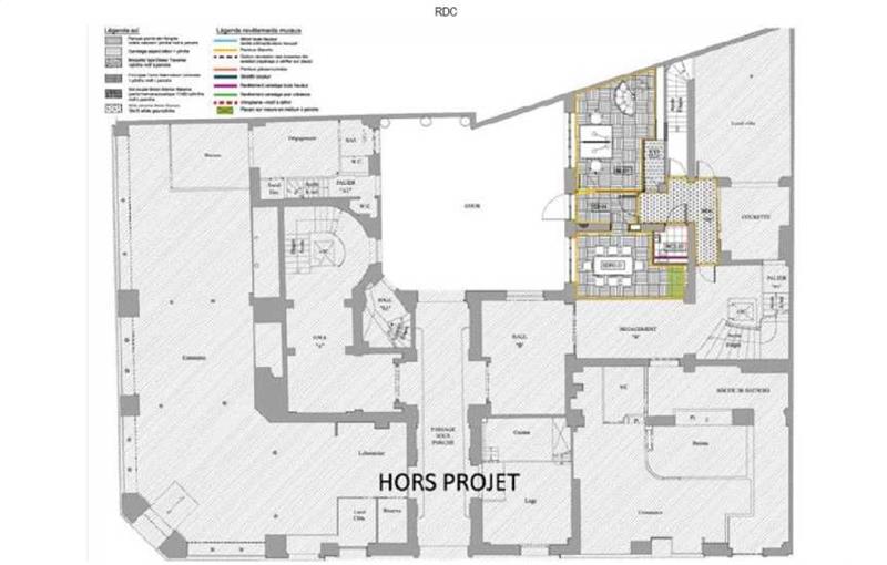 Location de bureau de 534 m² à Paris 8 - 75008 plan - 1