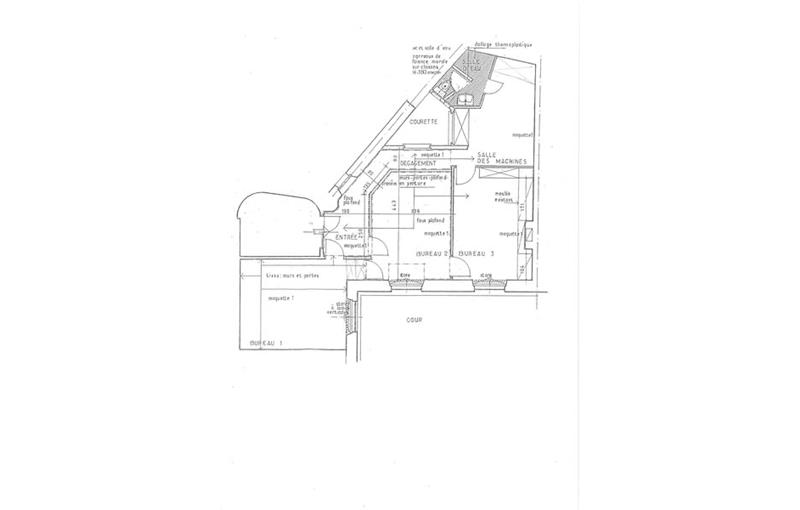 Location de bureau de 70 m² à Paris 8 - 75008 plan - 1