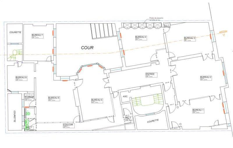 Location de bureau de 272 m² à Paris 9 - 75009 plan - 1