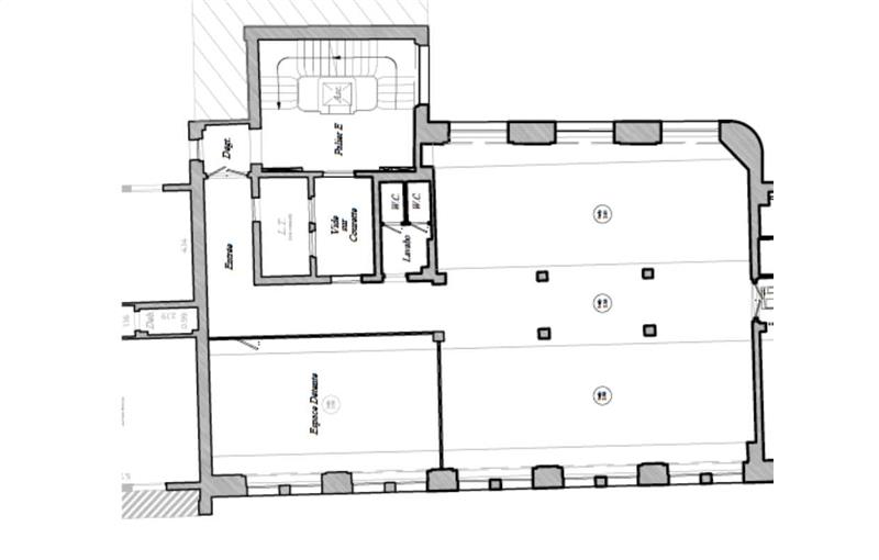 Location de bureau de 230 m² à Paris 9 - 75009 plan - 1