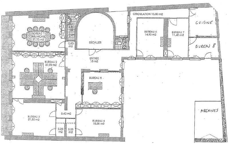 Location de bureau de 229 m² à Paris 9 - 75009 plan - 1