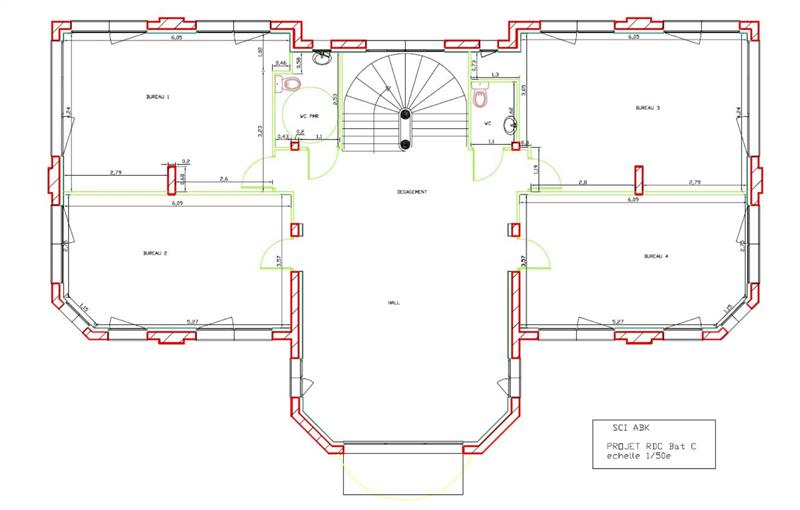 Location de bureau de 150 m² à Pertuis - 84120 plan - 1