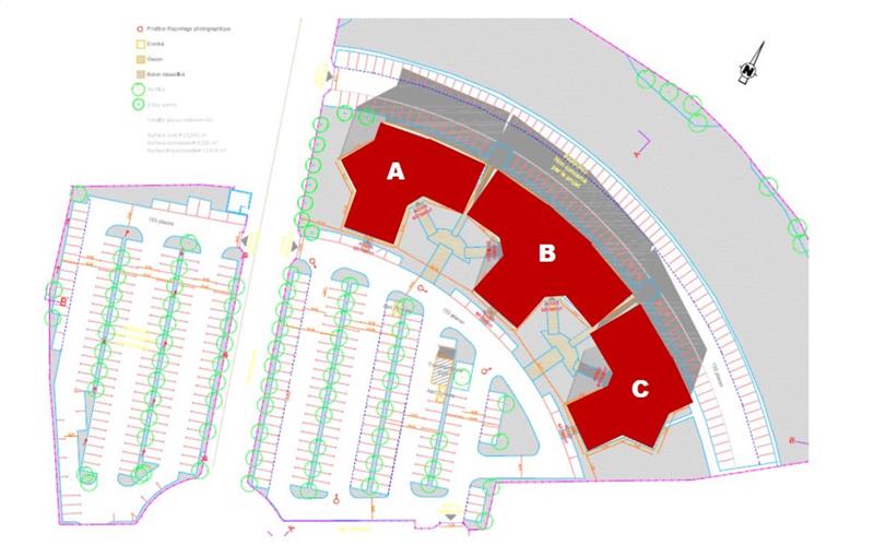 Location de bureau de 2 049 m² à Pessac - 33600 plan - 1