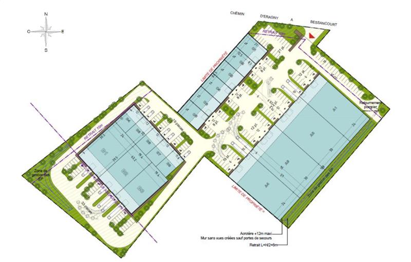 Location de bureau de 13 773 m² à Pierrelaye - 95480 plan - 1