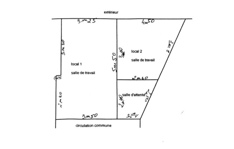 Location de bureau de 34 m² à Plaisir - 78370 plan - 1