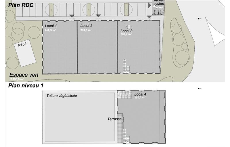 Location de bureau de 1 151 m² à Pont-de-l'Arche - 27340 plan - 1